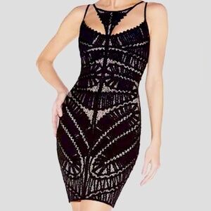 Herve Leger little black dress XS